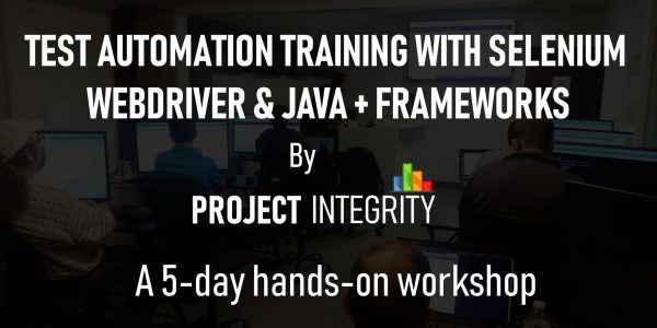 Test Automation Training with Selenium WebDriver and Java, Plus ...
